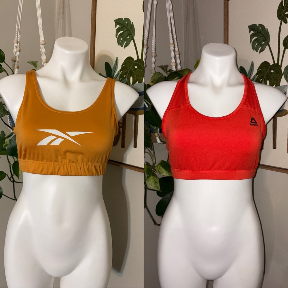 Reebok Women's Scoop Sports Bra bundle